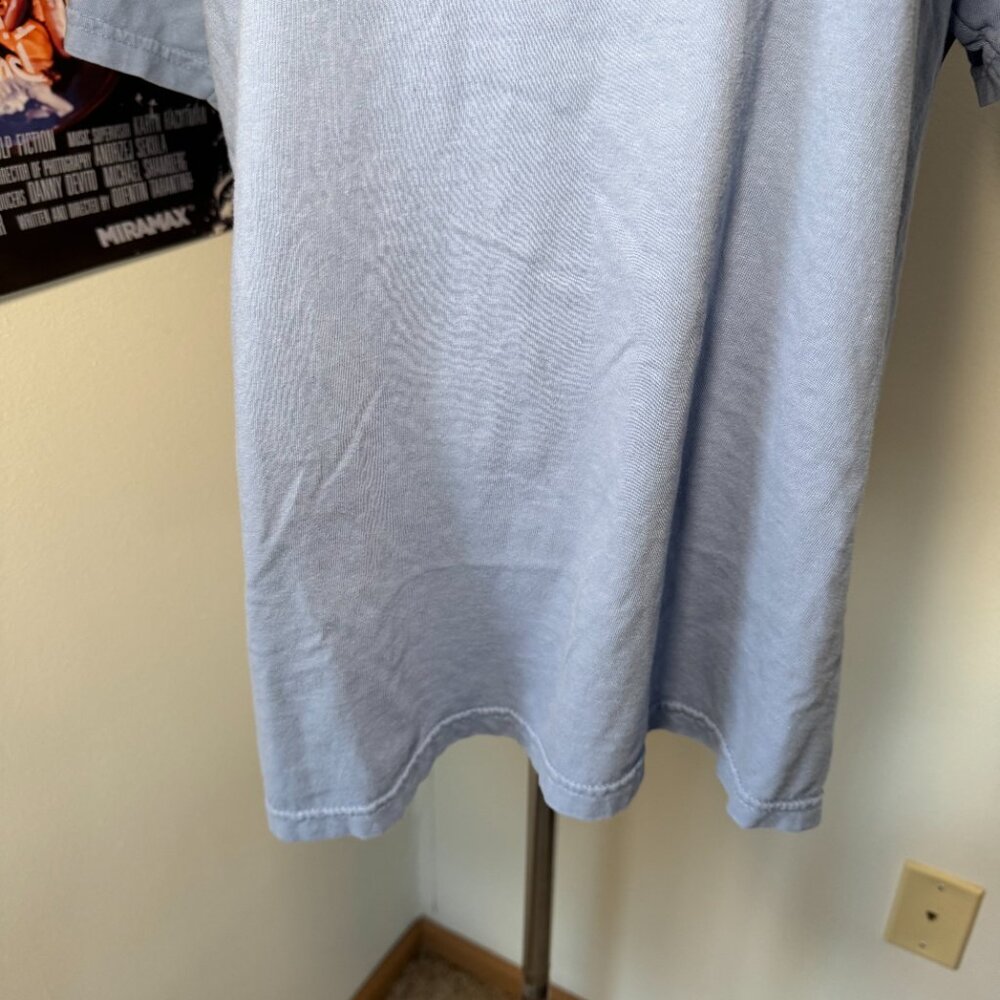 Disney Disneyland California Adventure Light Blue and White Graphic Tee Shirt - Picture 7 of 13